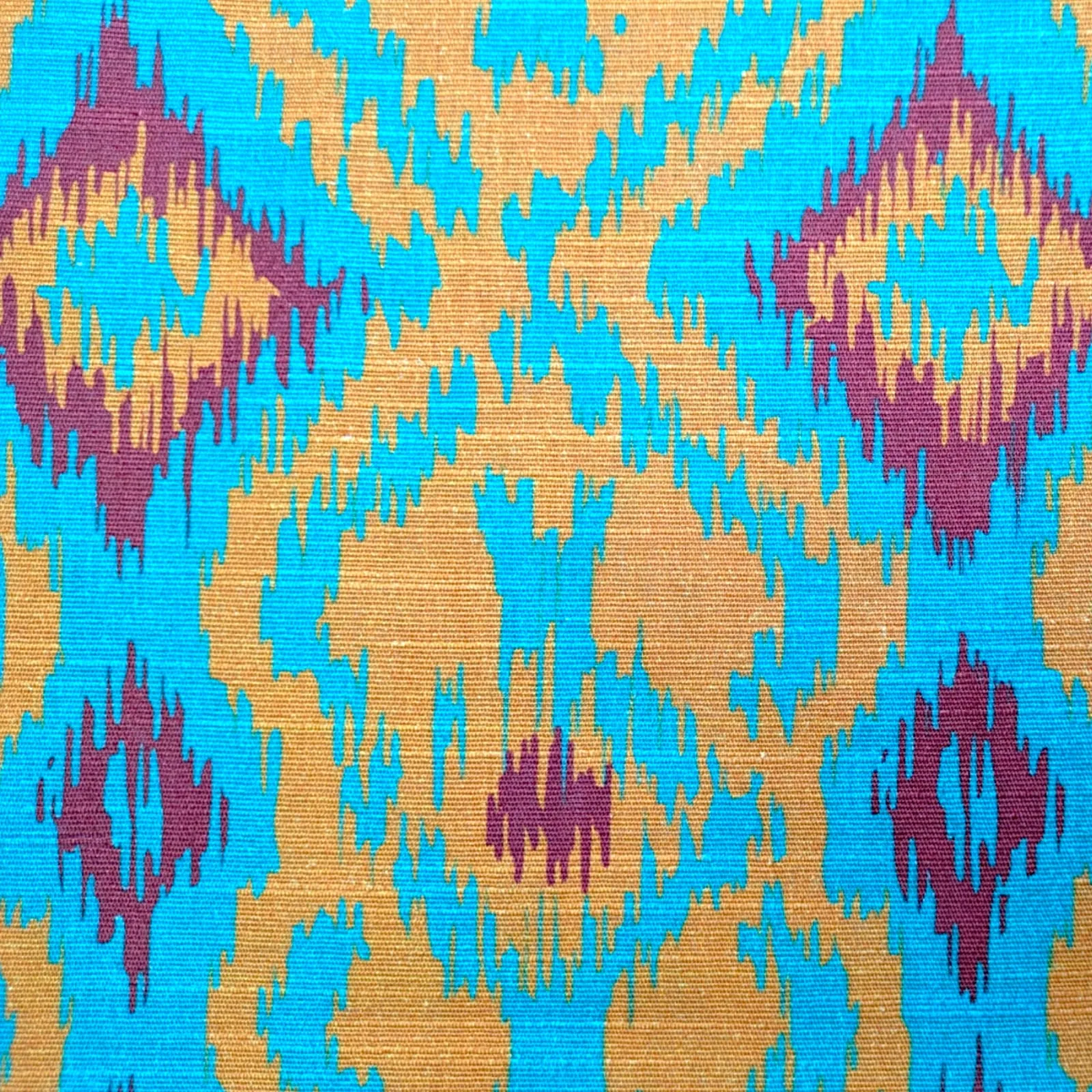 2 Piece Teal and Brown Khaddar Suit (Unstitched)