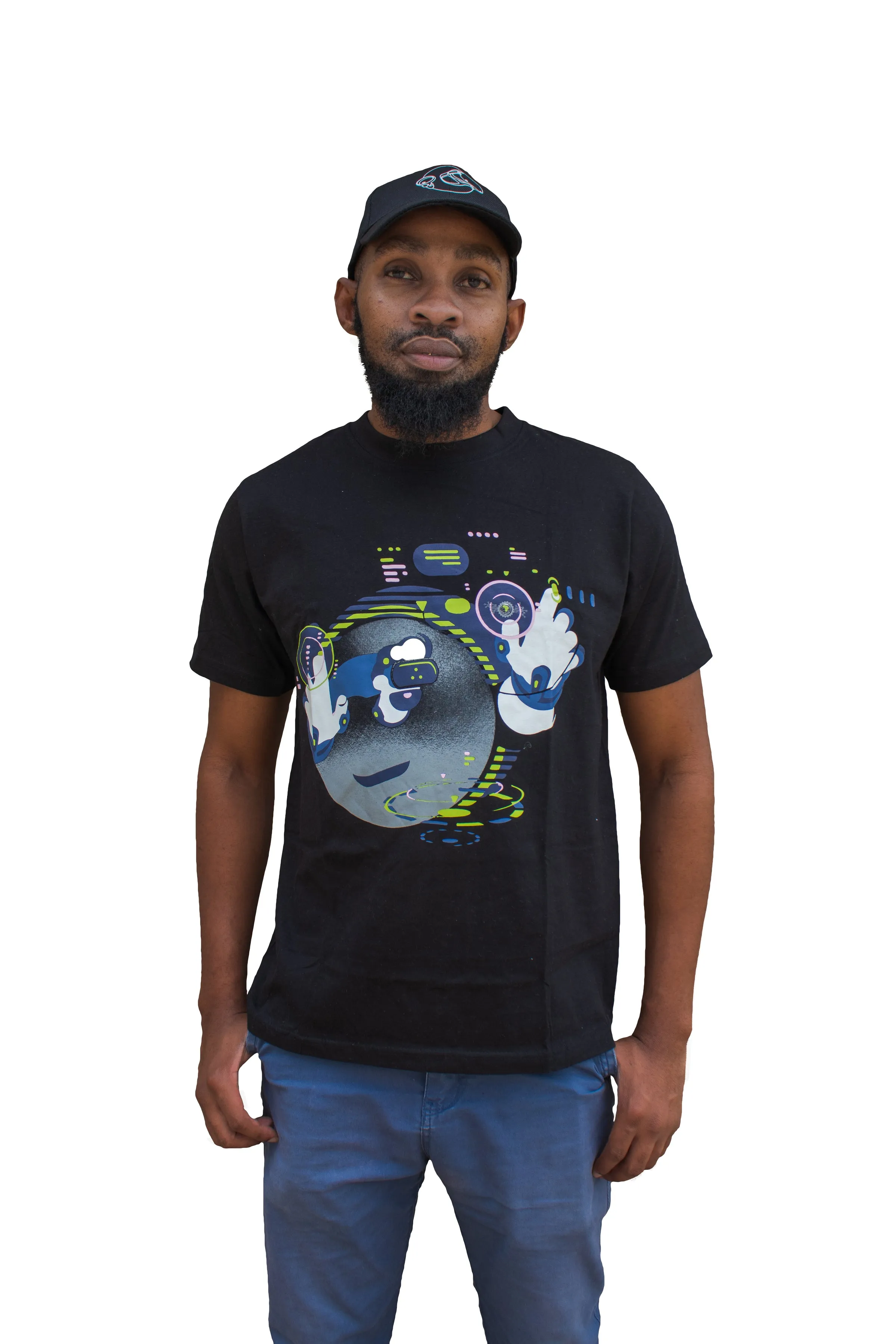 AT T-Shirt - Black - Large