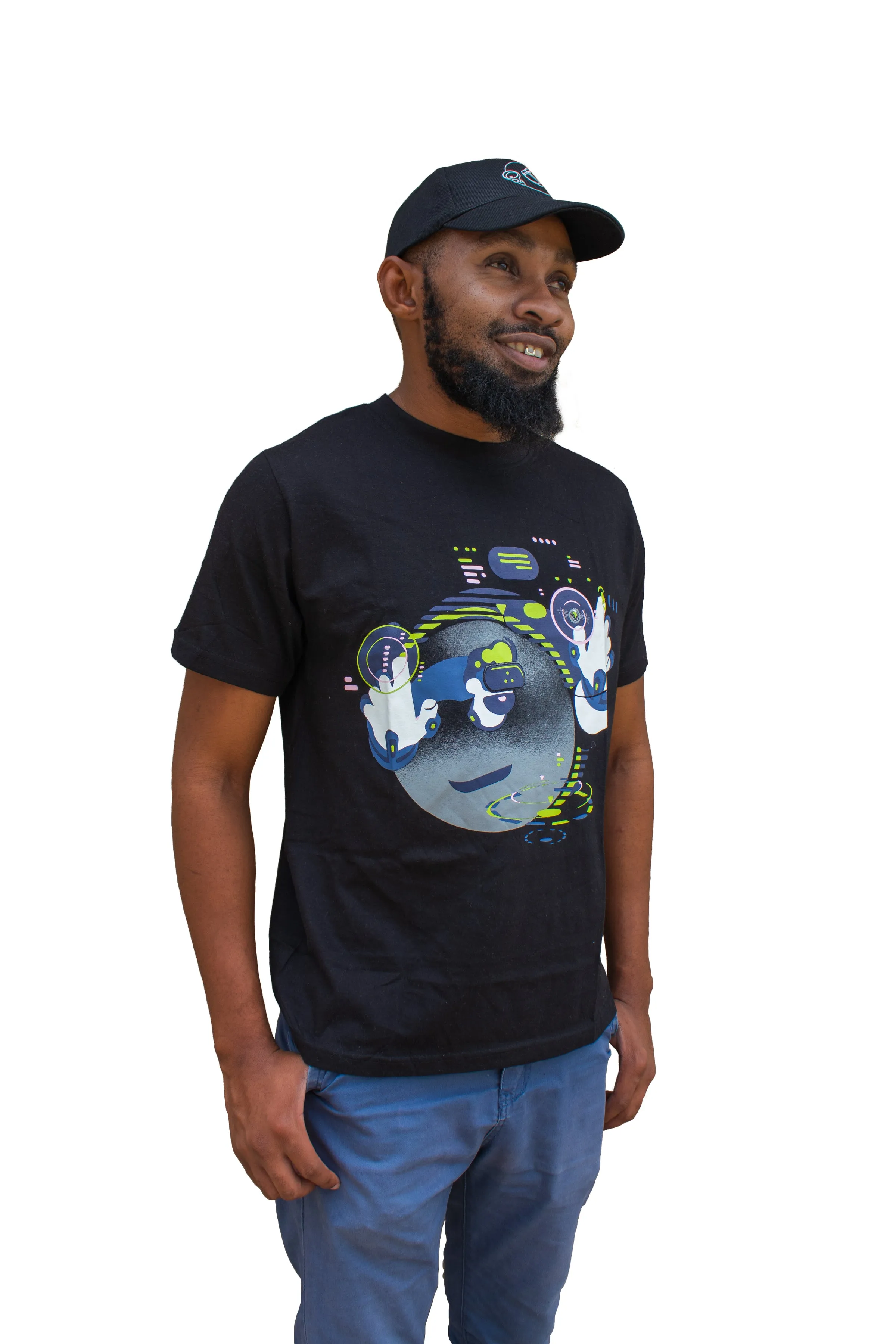 AT T-Shirt - Black - Large
