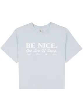 Be Nice cropped cotton T-shirt