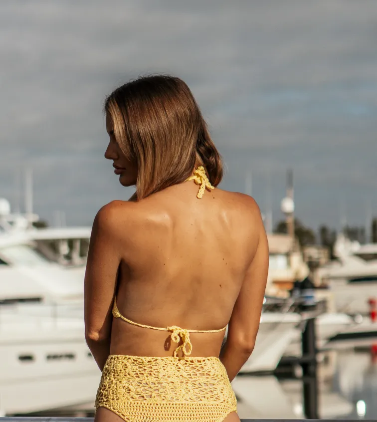Bora Bora Halter Top Yellow