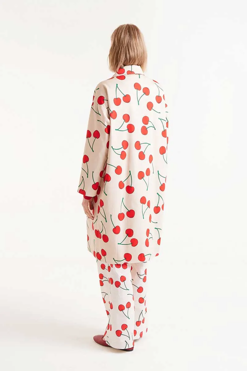Cherie Printed Trench Jacket