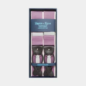 Classic Lilac Silk Barathea Braces