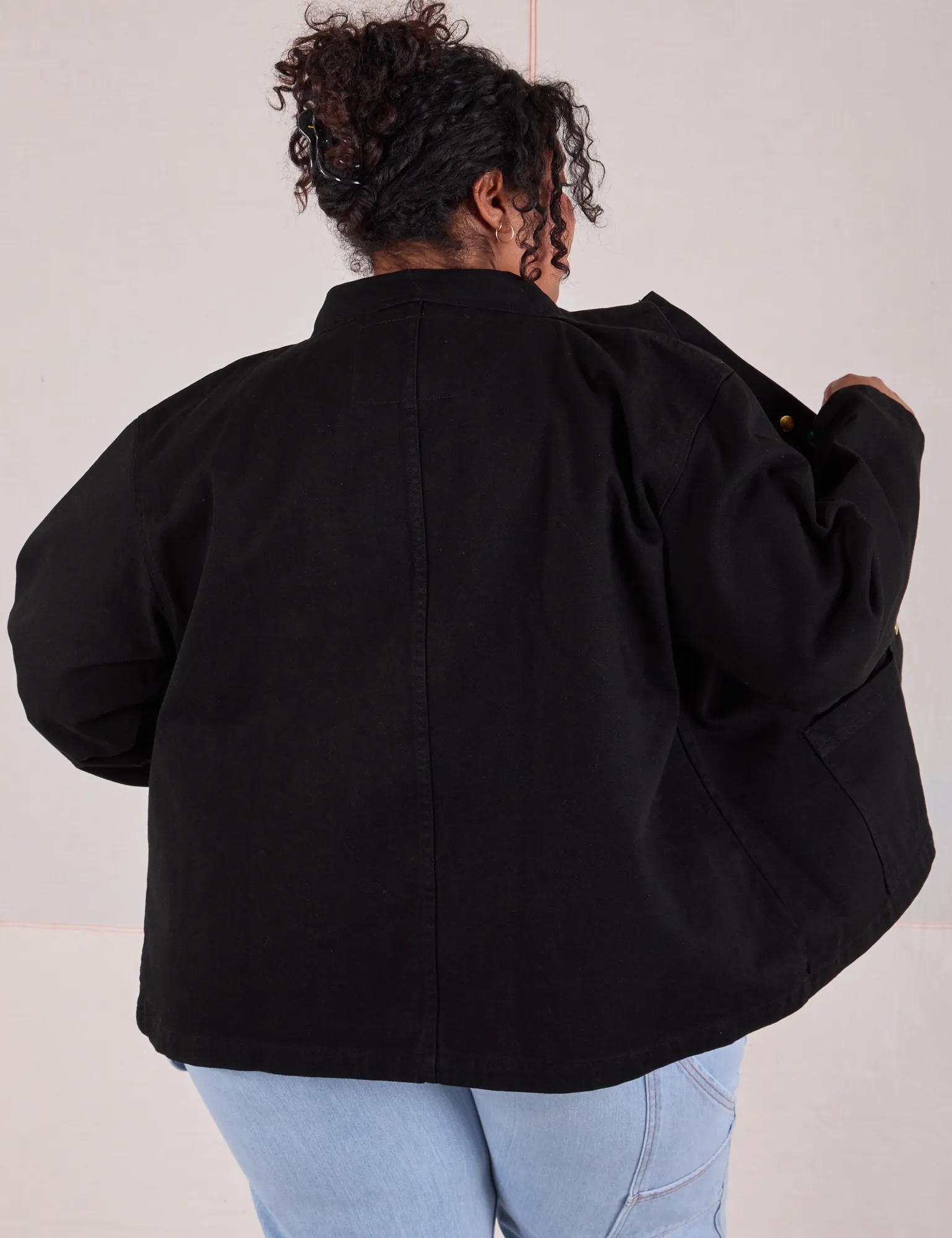 Denim Work Jacket - Basic Black