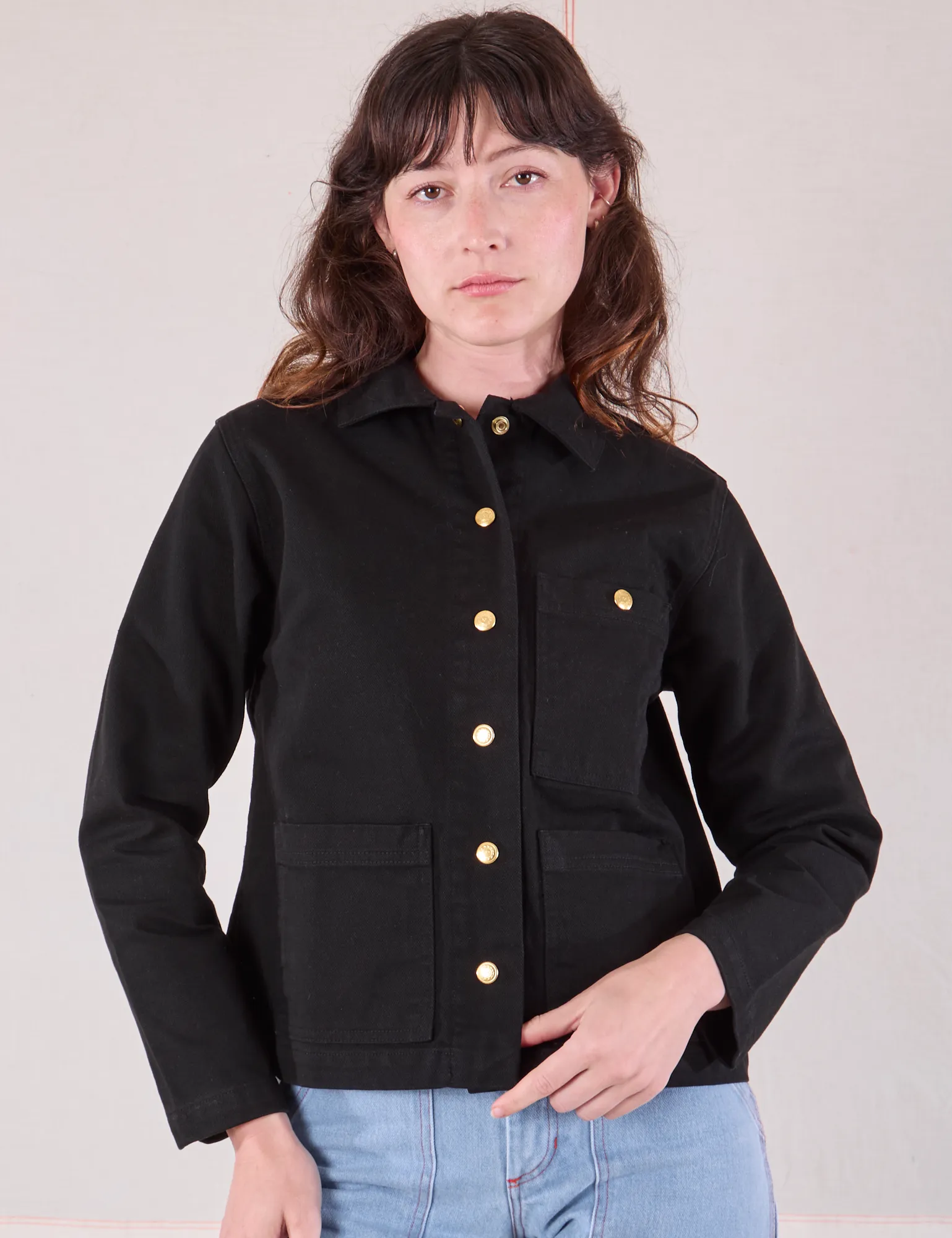 Denim Work Jacket - Basic Black