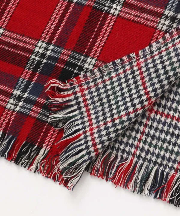 Double Plaid Shawl