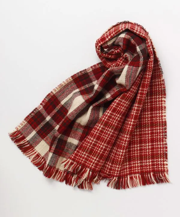 Double Plaid Shawl
