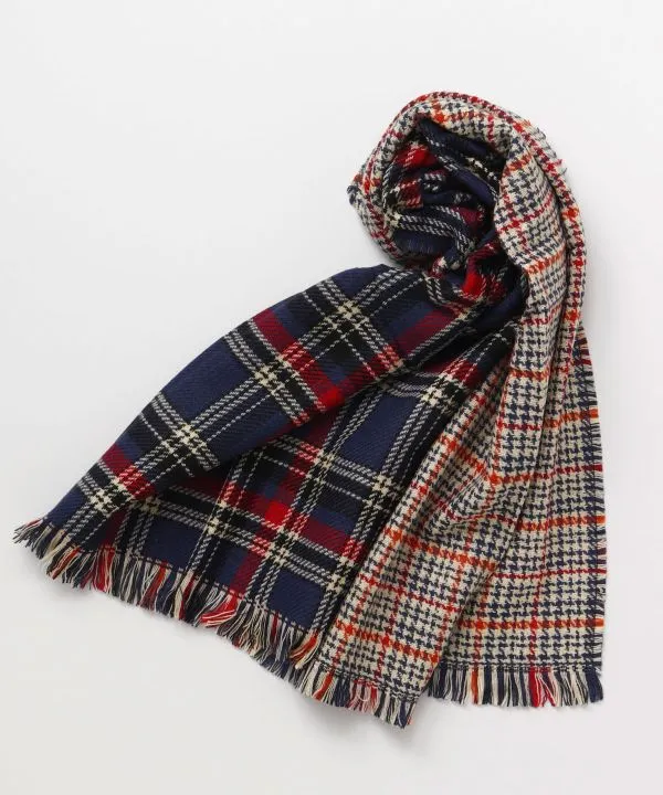 Double Plaid Shawl