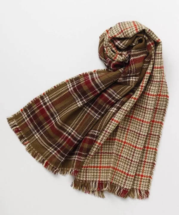 Double Plaid Shawl
