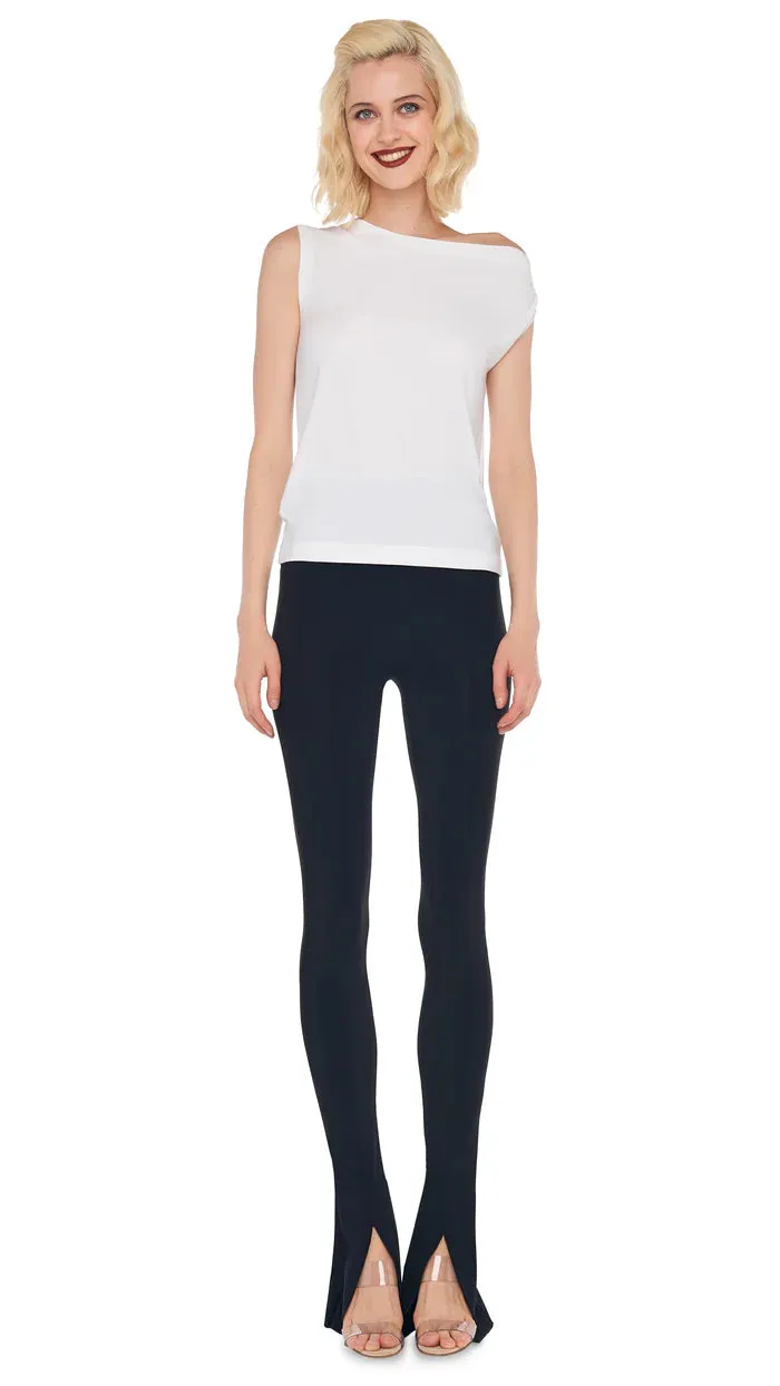 Drop Shoulder Top - Snow White