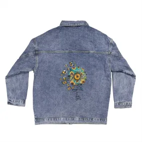 ELEVATED SPIRIT | HOPE & FAITH FLOWER DENIM JACKET