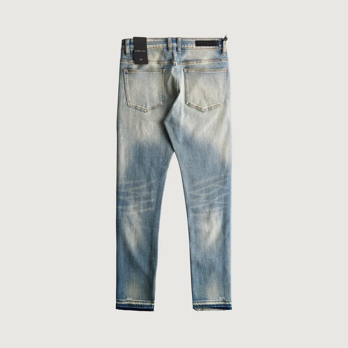 Embellish Benji Skinny Sand Rinse Denim Jeans (EMBHOL124-002)