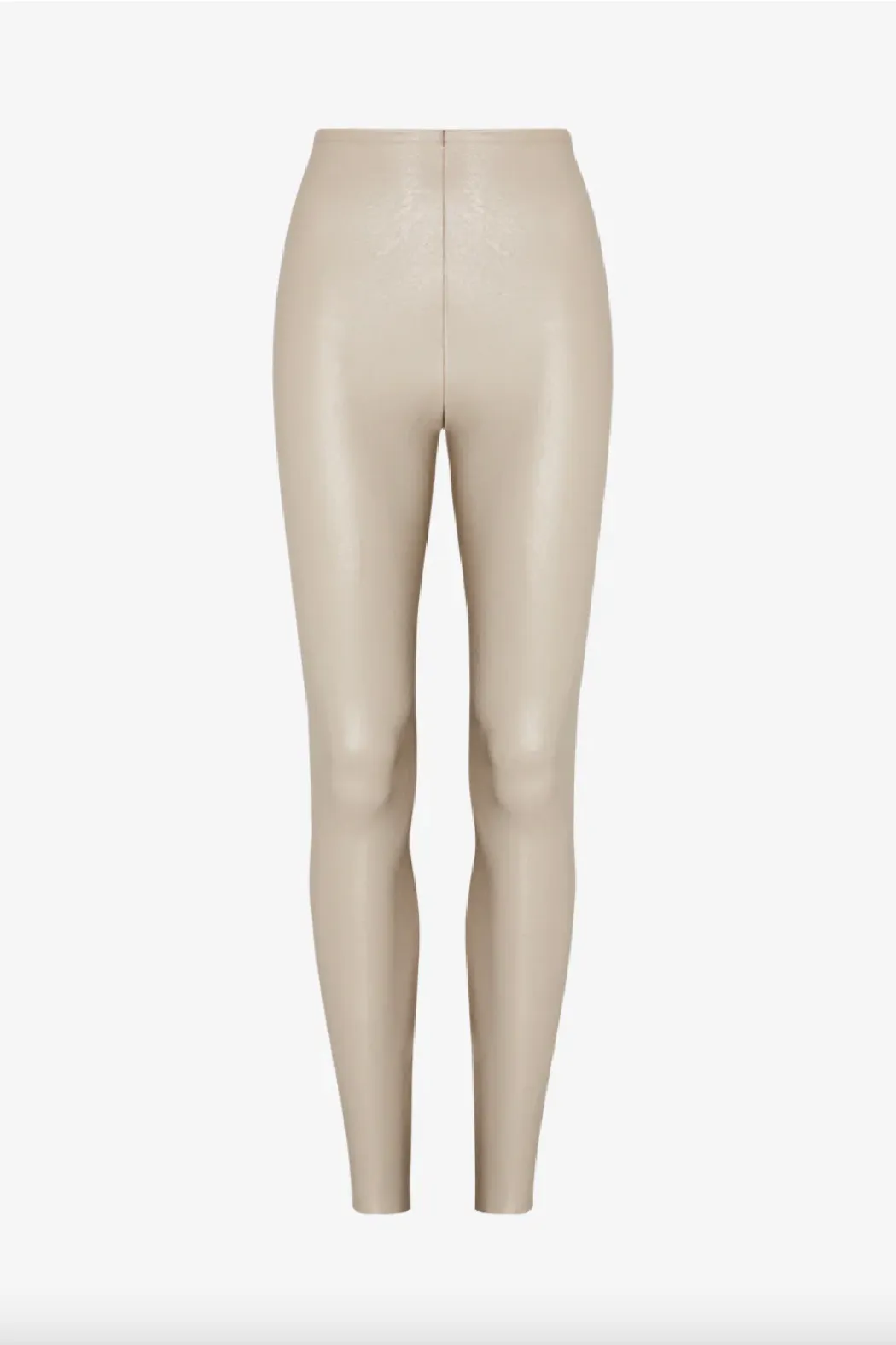 Faux Leather Legging Sand