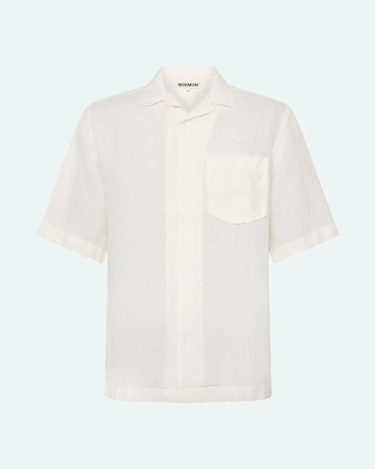 Hayden short sleeved linen shirt 4115 - Coco Milk