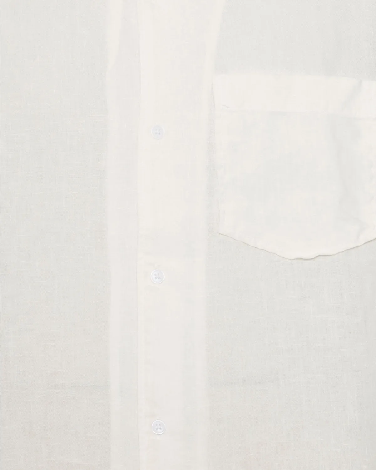 Hayden short sleeved linen shirt 4115 - Coco Milk