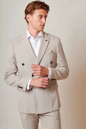 HM5 - Double Breasted Stone Blazer