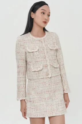 Iskra Embellished Tweed Blazer (2L LEFT)