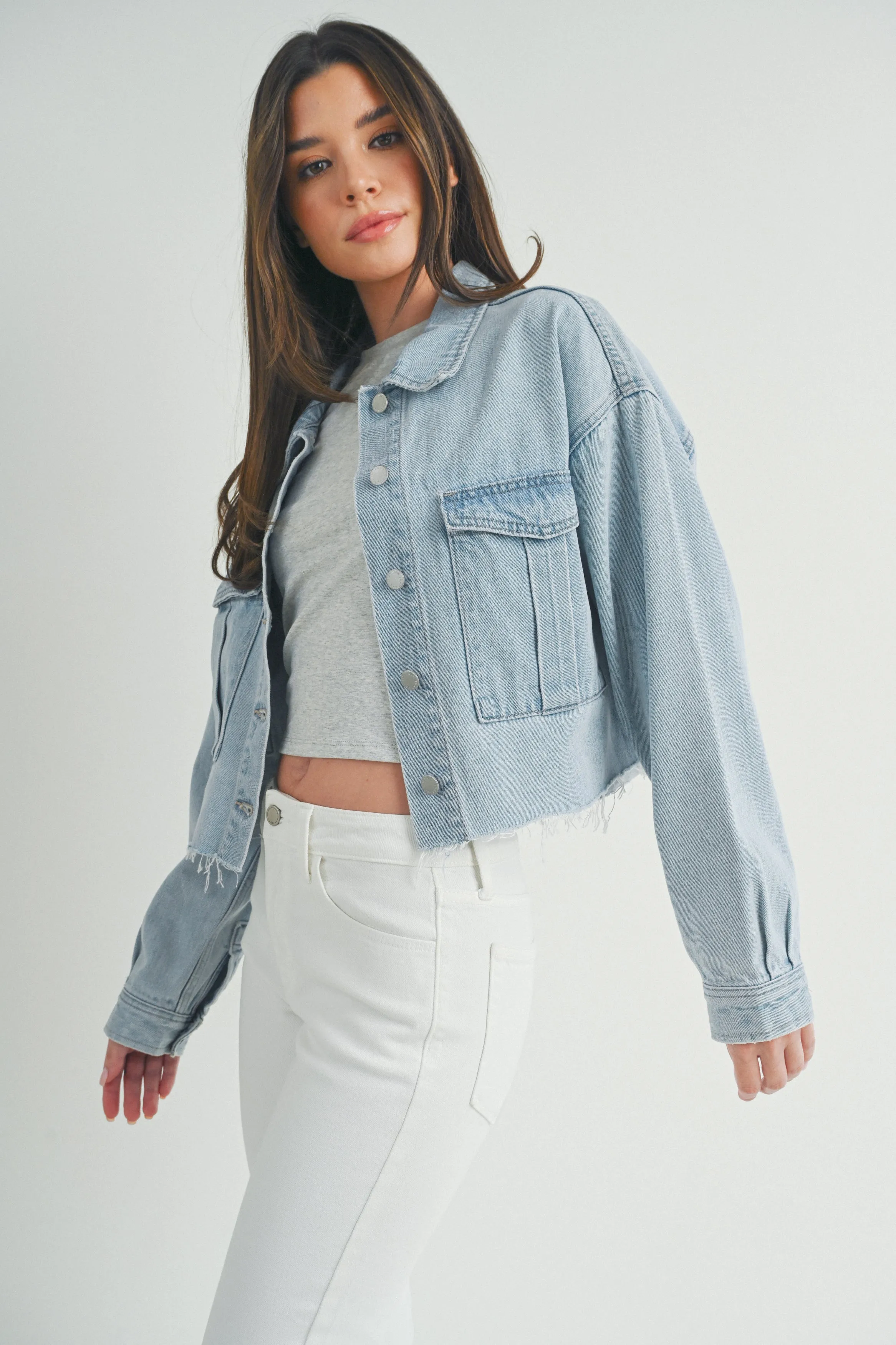 Just Black - Cargo Denim Jacket