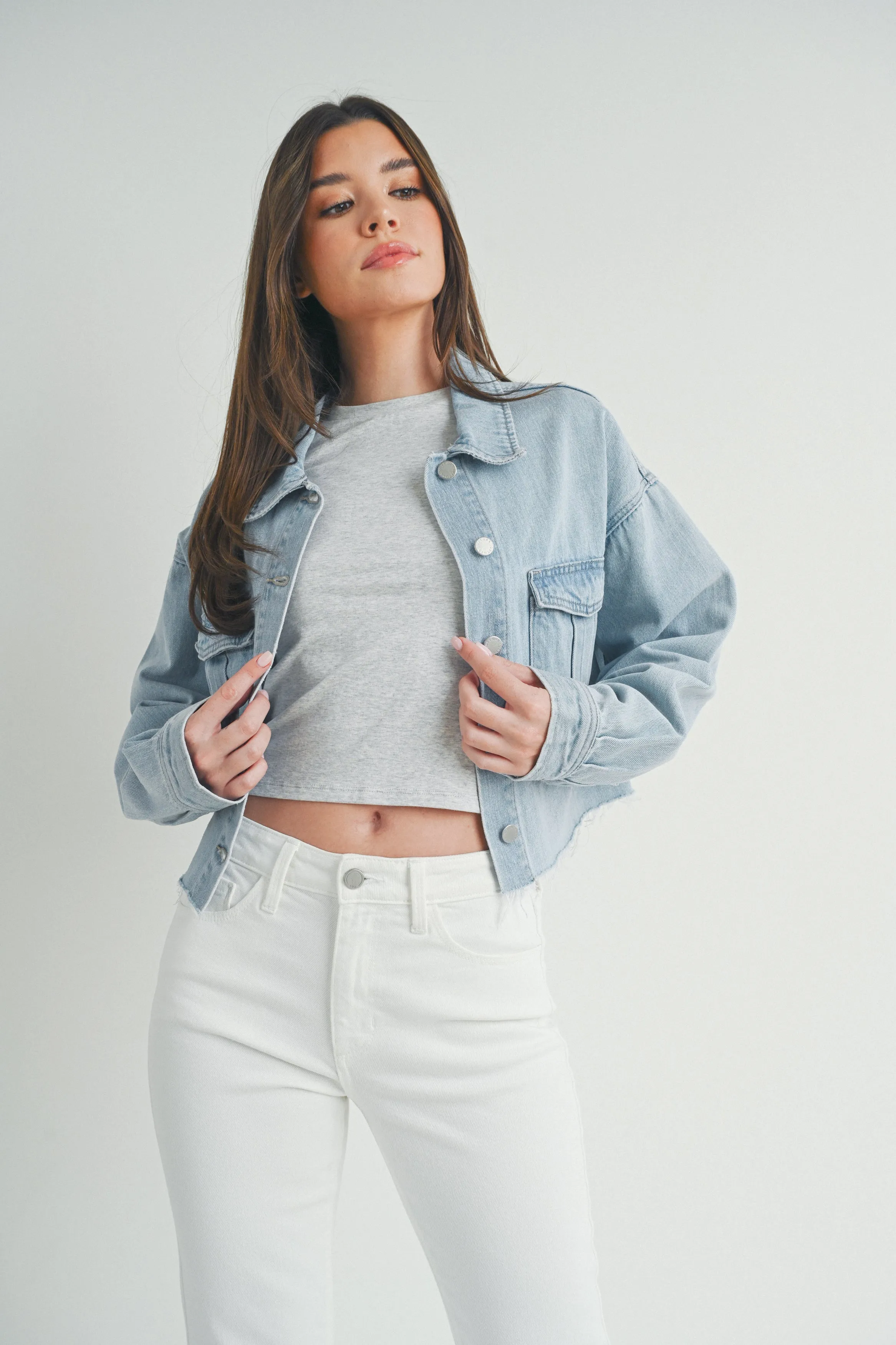Just Black - Cargo Denim Jacket