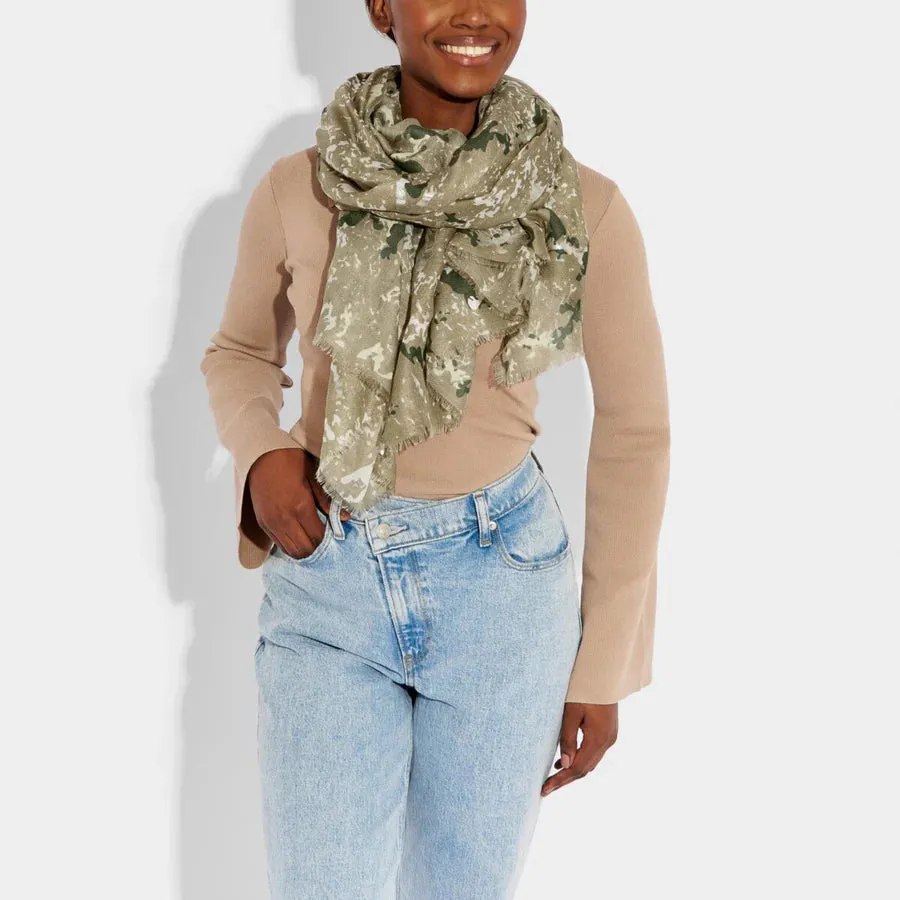 Katie Loxton Animal Abstract Printed Scarf
