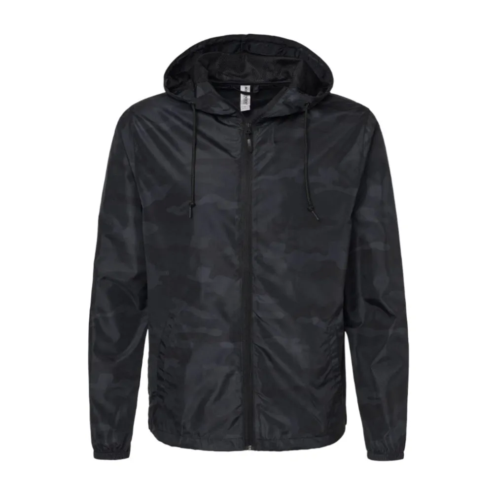 Lightweight Windbreaker Full-Zip Jacket