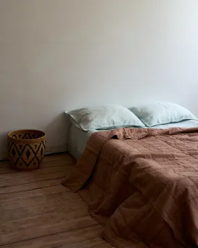 Linen Pillow Case - Sea Salt