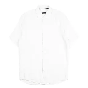 Miami White Short Sleeve Linen