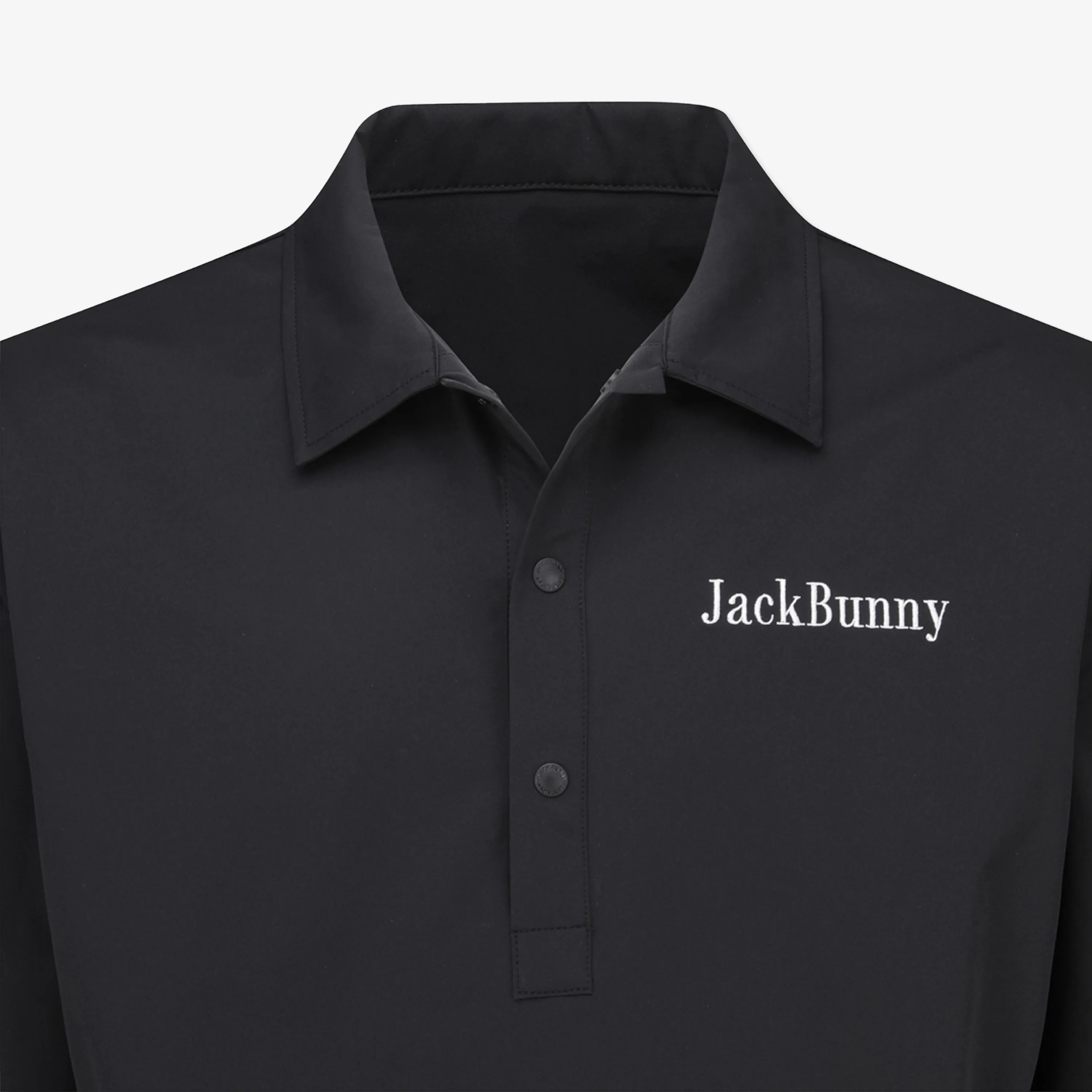 Pearly Gates Jackbunny Pullover Windbreaker - Black