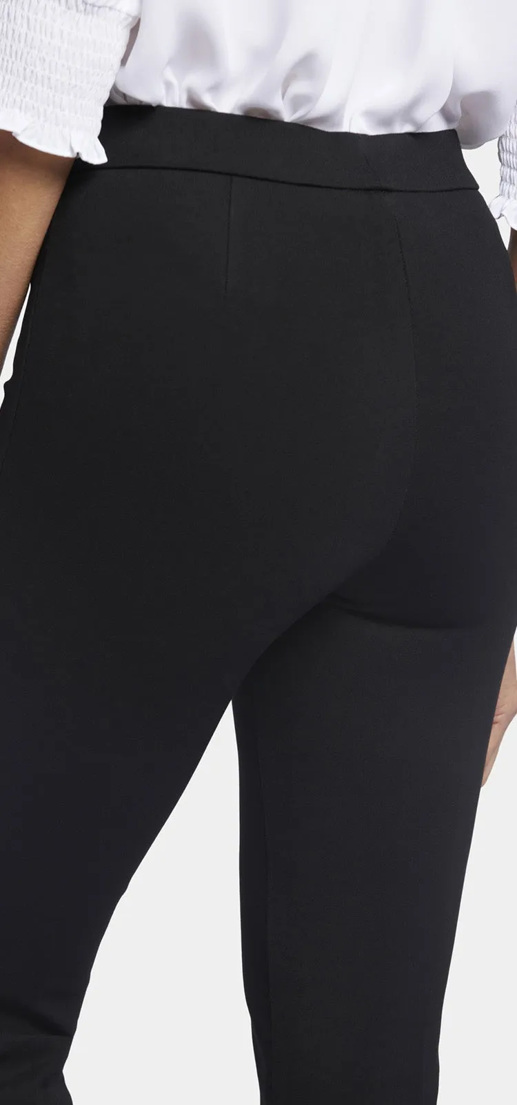 Pull-On Slim Ankle Trouser Pants Sculpt-Her™ Collection | Black