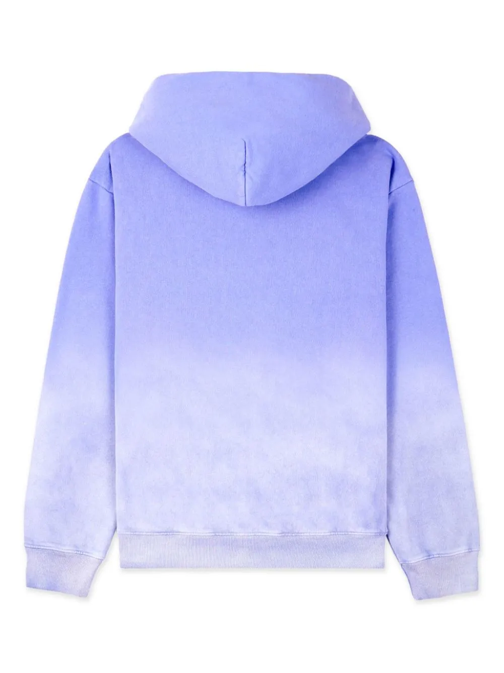 Serif logo-embroidered cotton hoodie