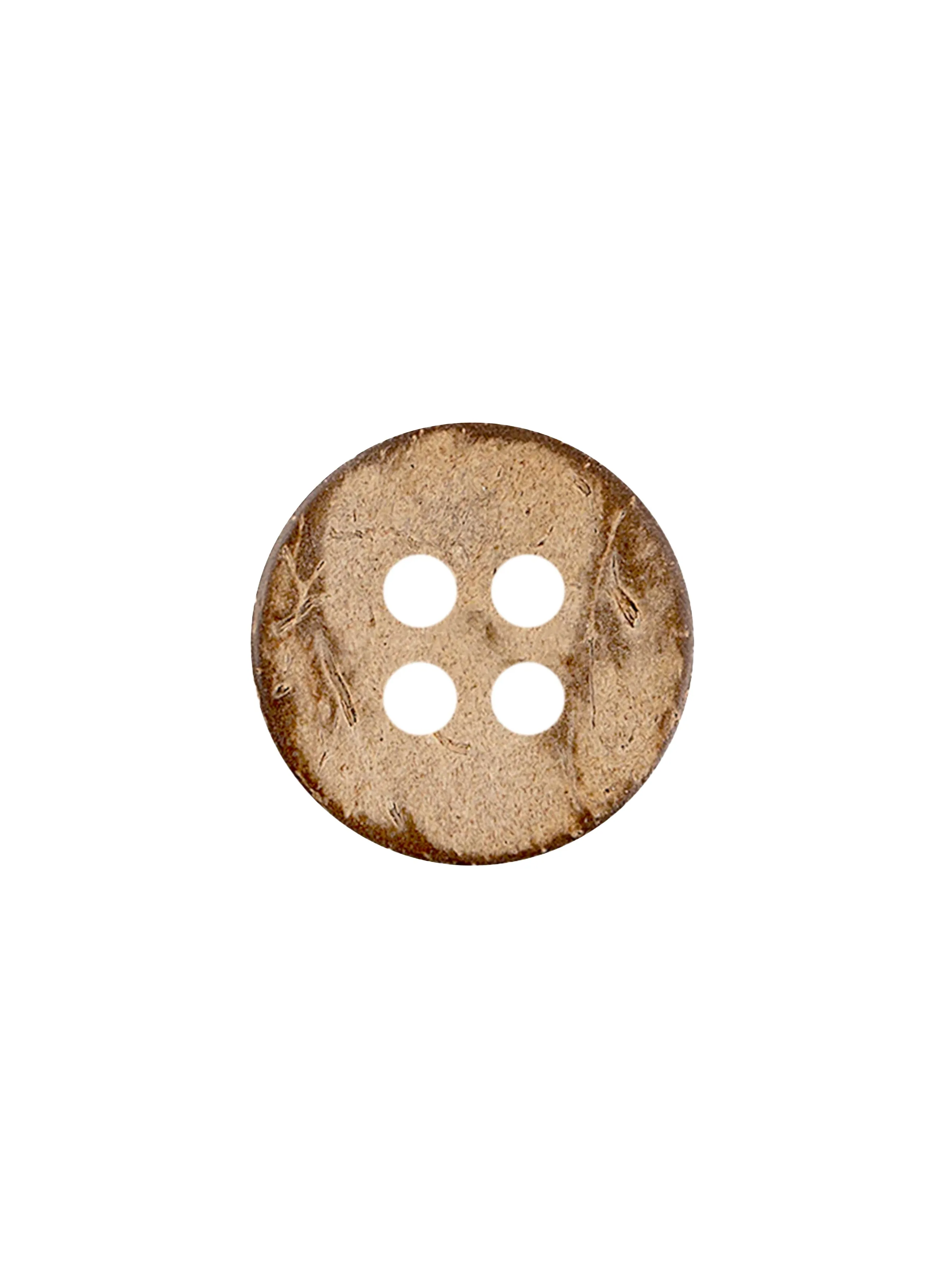 Smooth Finish Natural Coco Shell 4 Hole Buttons