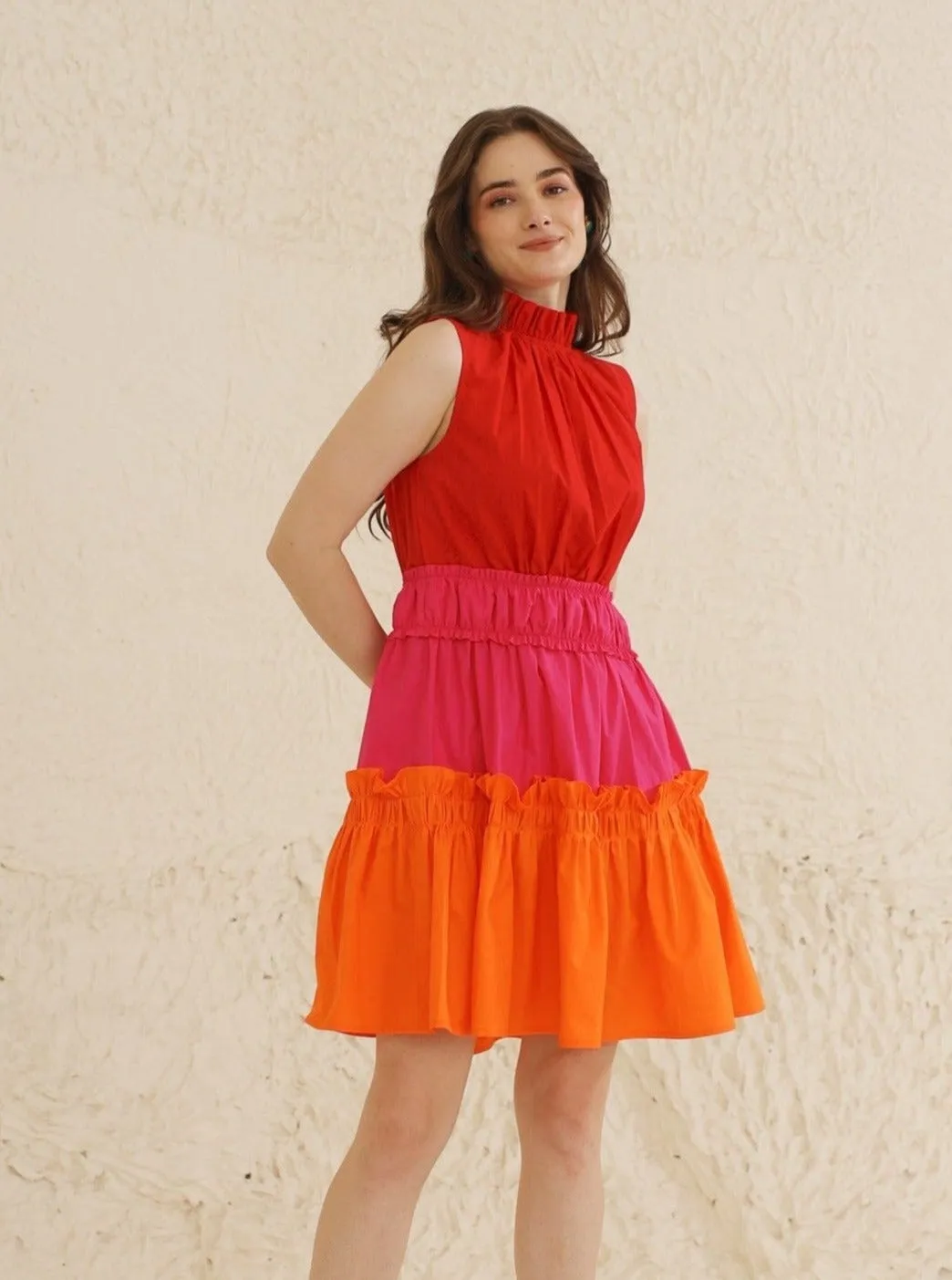 Sneha Adwani In Tulip Dress (Red)