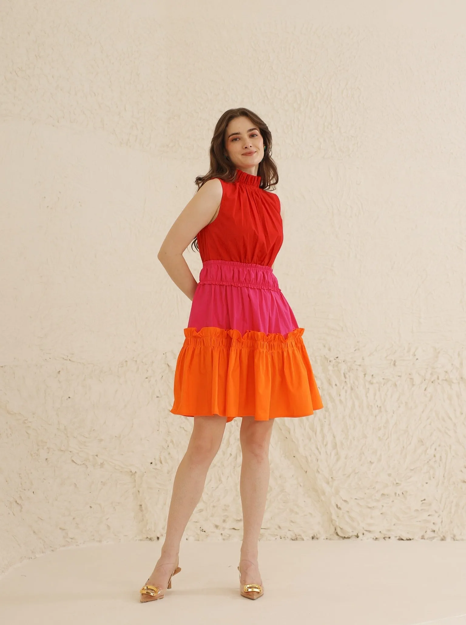Sneha Adwani In Tulip Dress (Red)