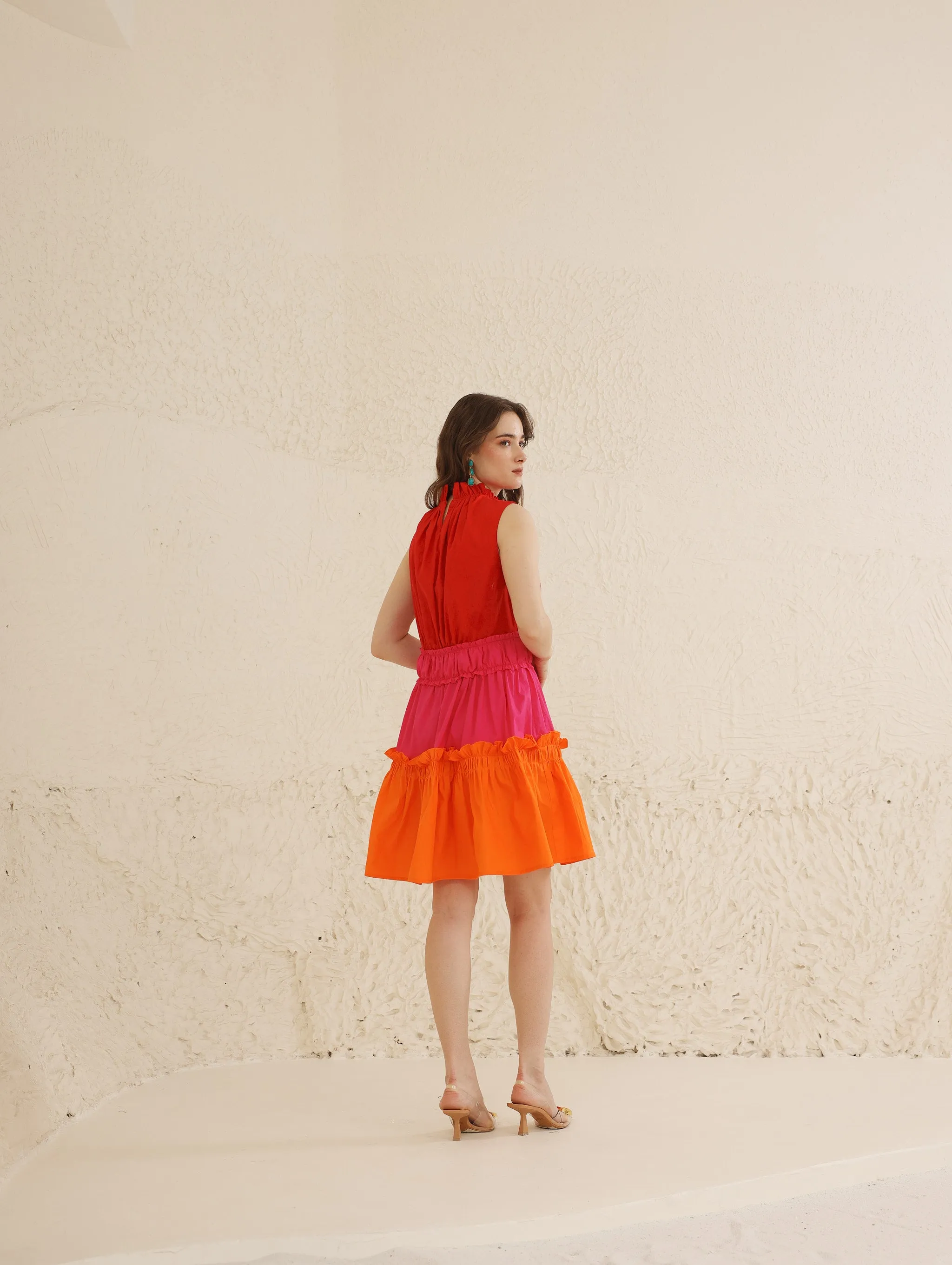 Sneha Adwani In Tulip Dress (Red)