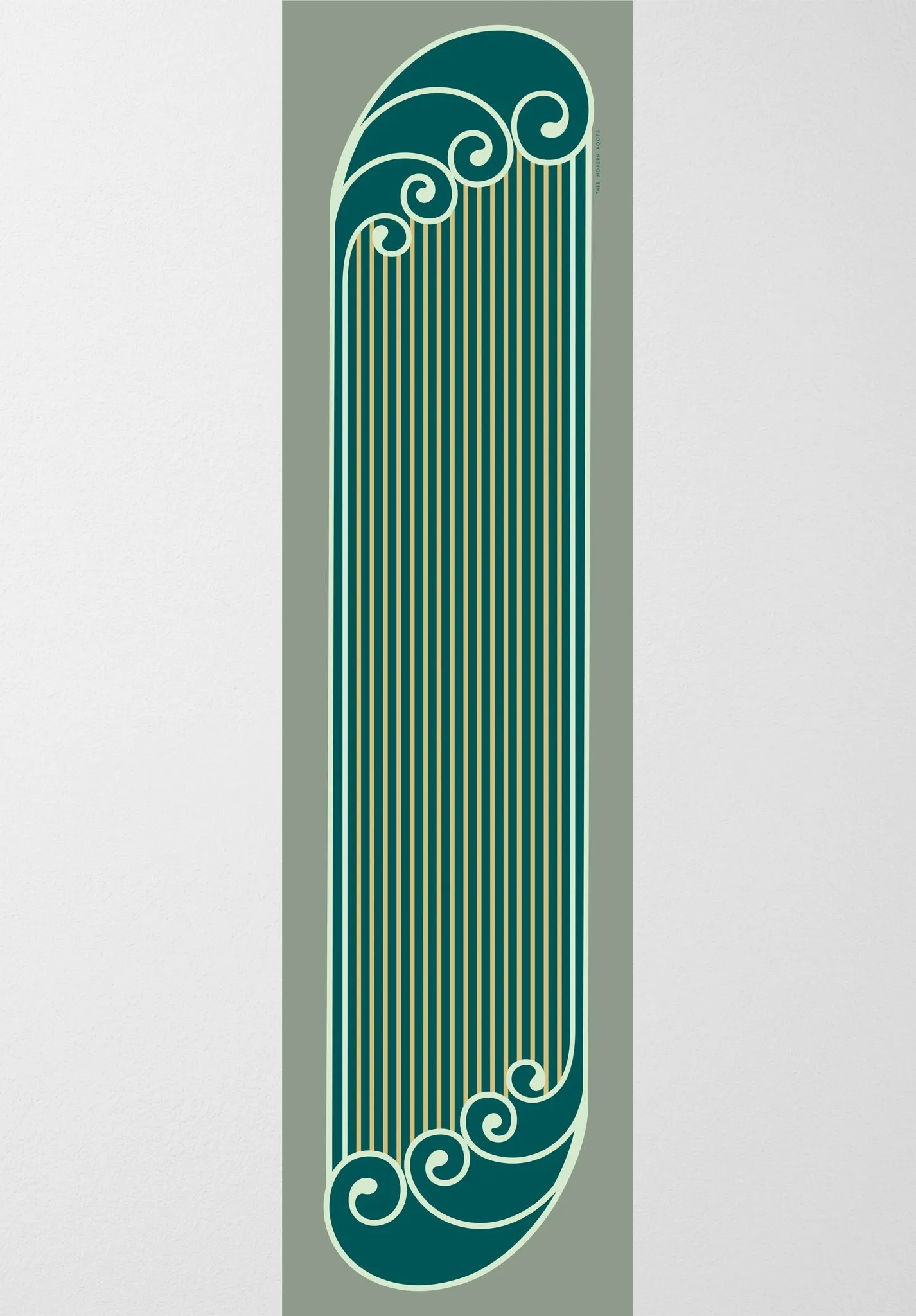 Striped Symphony Silk Stole