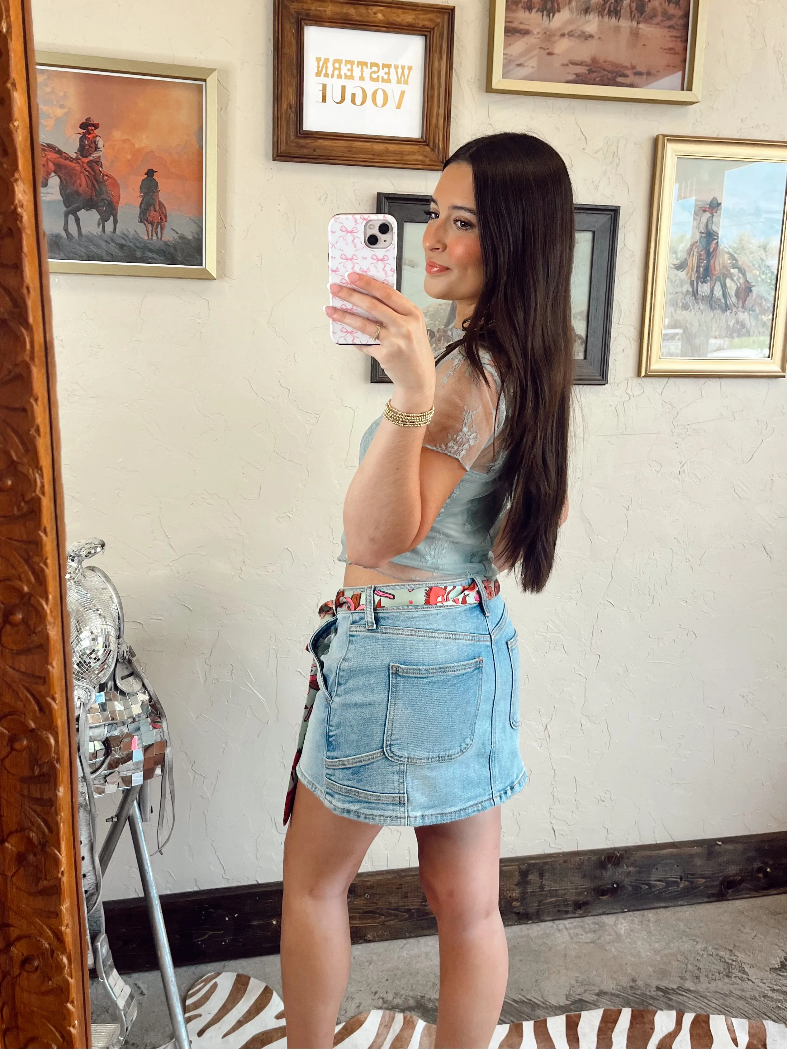 The Britt Top in Blue