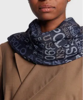 US POLO ASSN. WOMEN ROGERSVIL FOULARD 120X120 IN BLUE