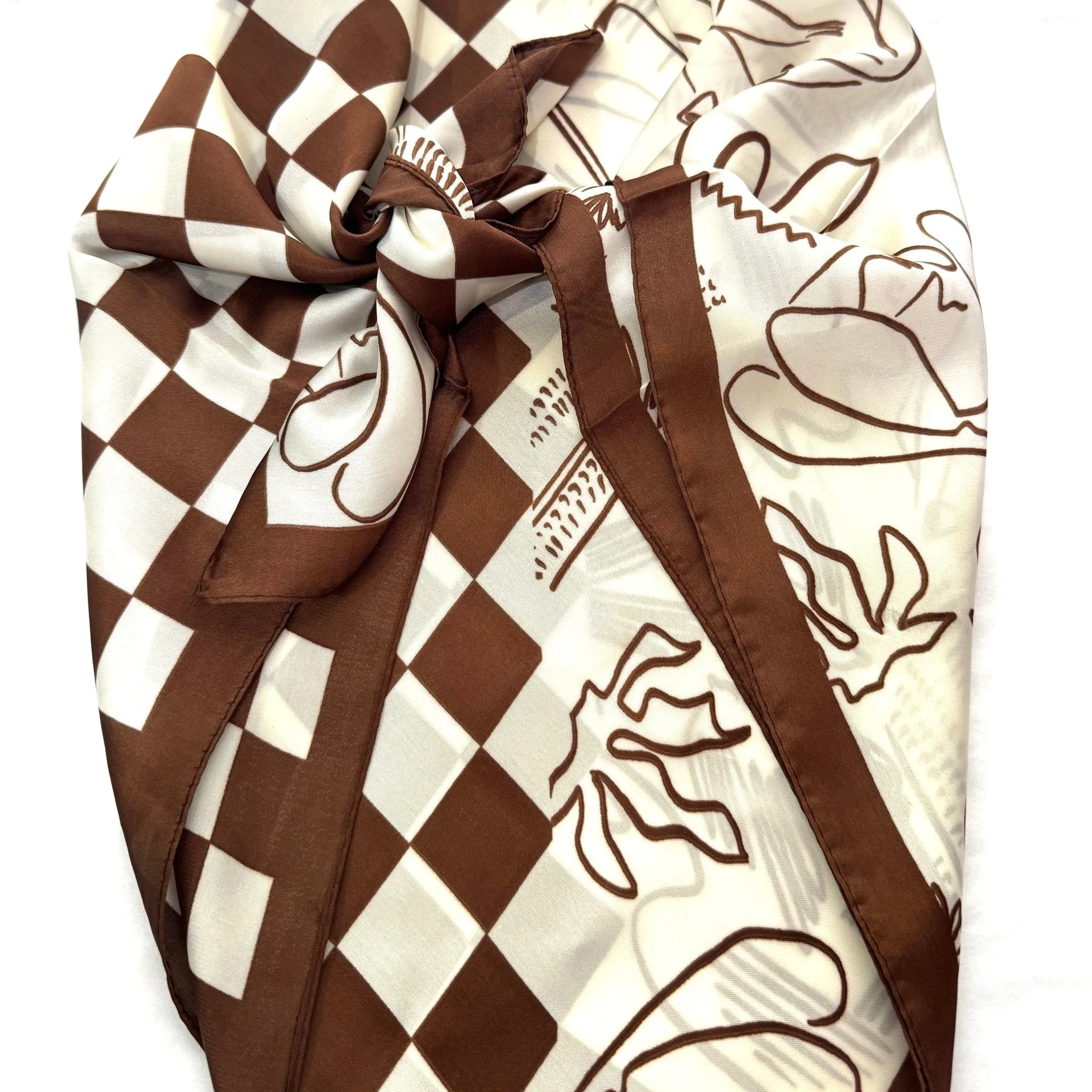 Variety Satin Silk Scarves – Perfect for Bags, Hair, and Neck Styling