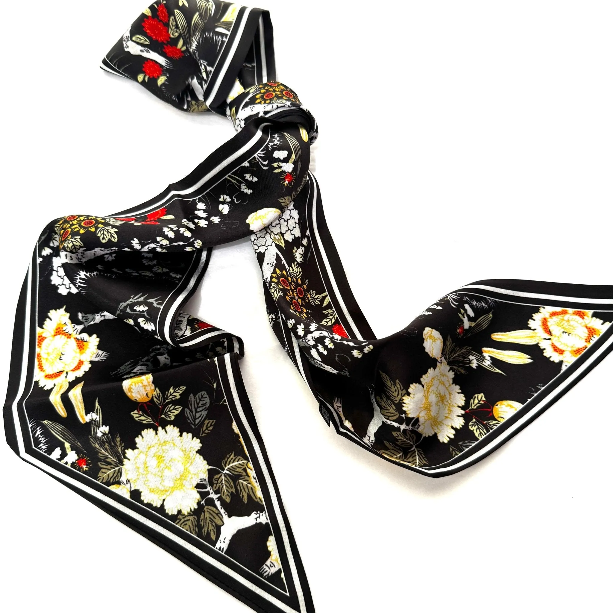 Variety Satin Silk Scarves – Perfect for Bags, Hair, and Neck Styling