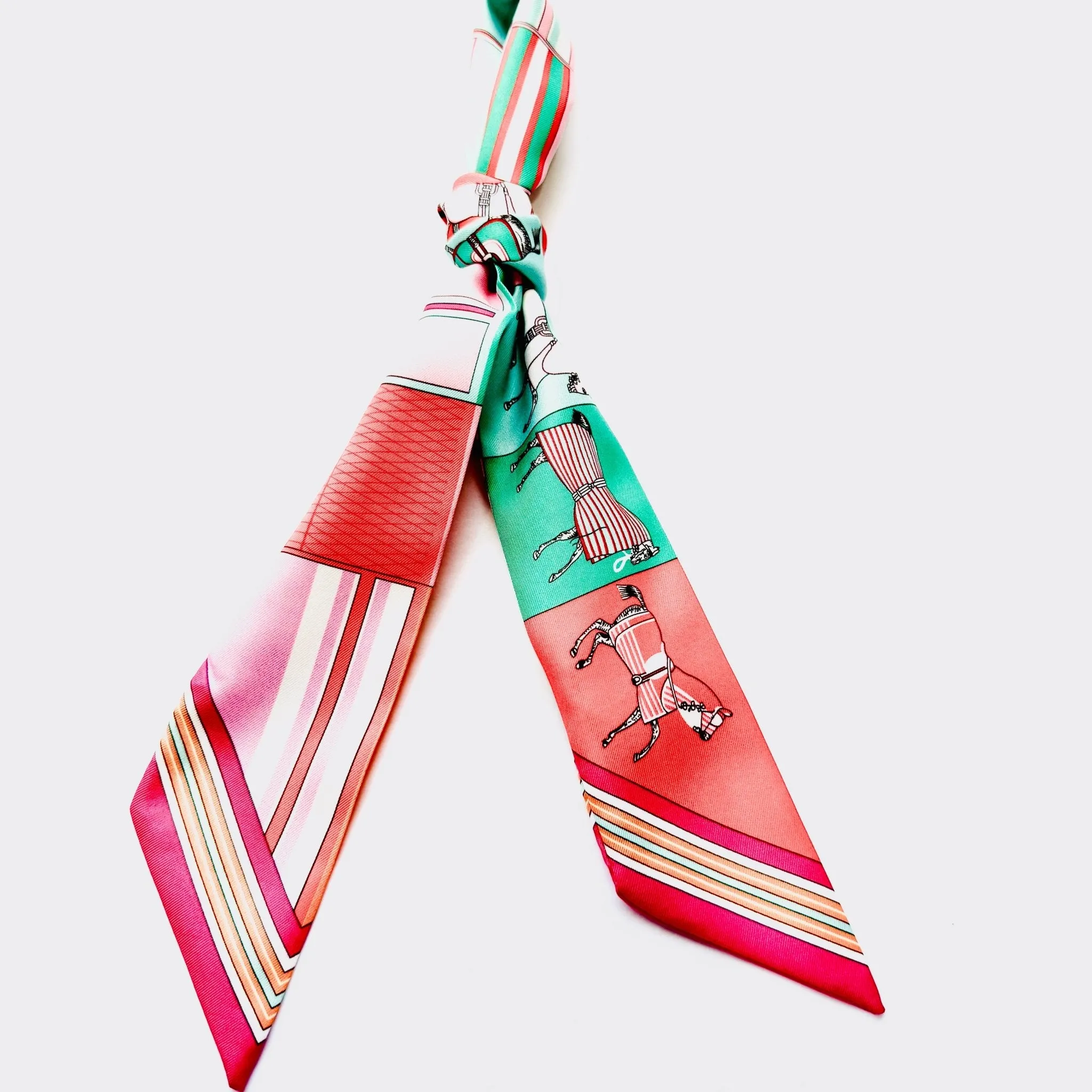 Variety Satin Silk Scarves – Perfect for Bags, Hair, and Neck Styling
