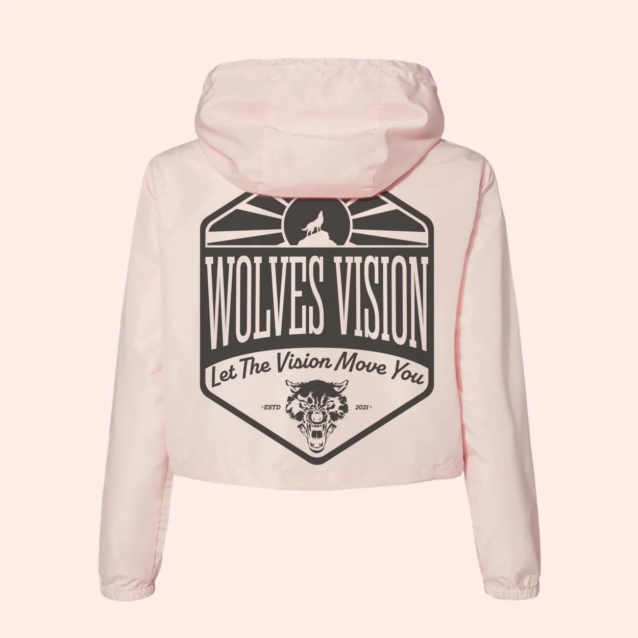 WV Women's Lightweight Cropped Windbreaker