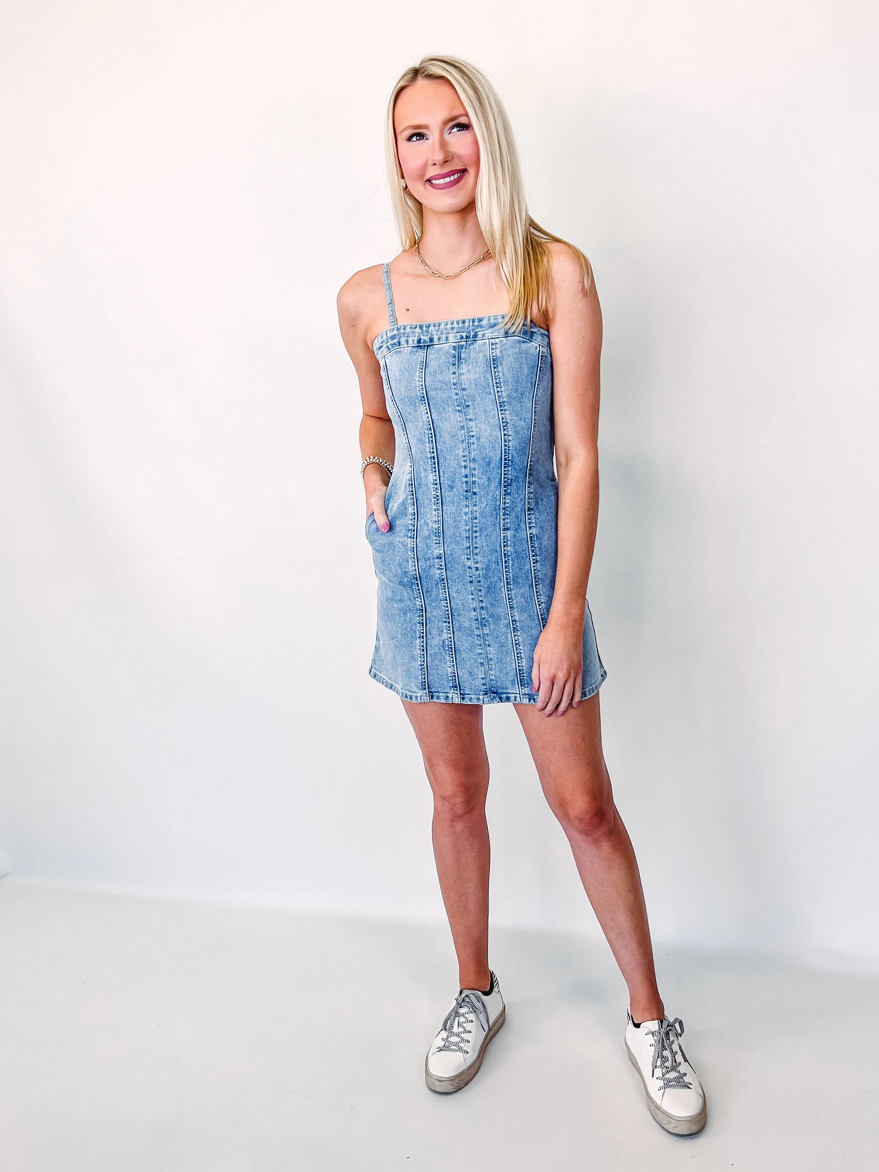 Zoe - Denim Dress